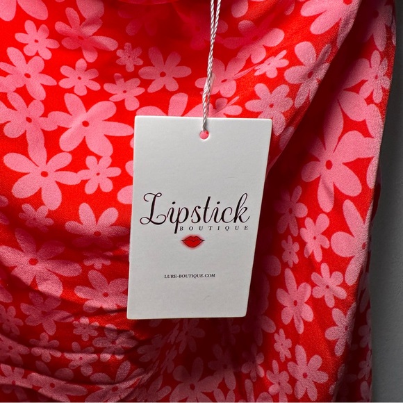 Cotton Candy LA floral halter mini dress Size M - Picture 8 of 9